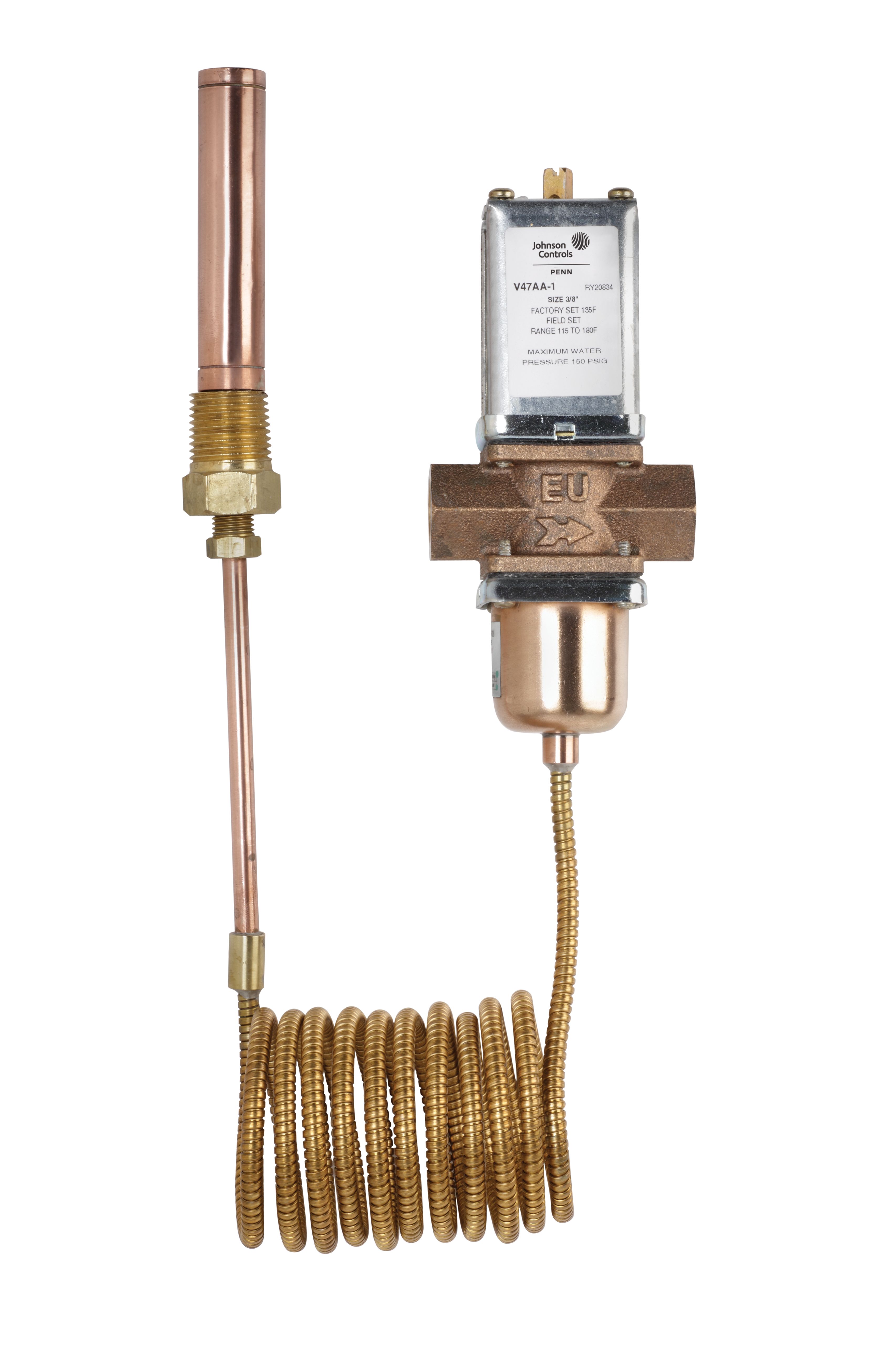 V47AB5C JCI 1/2" Water Valve 75135F Degrees